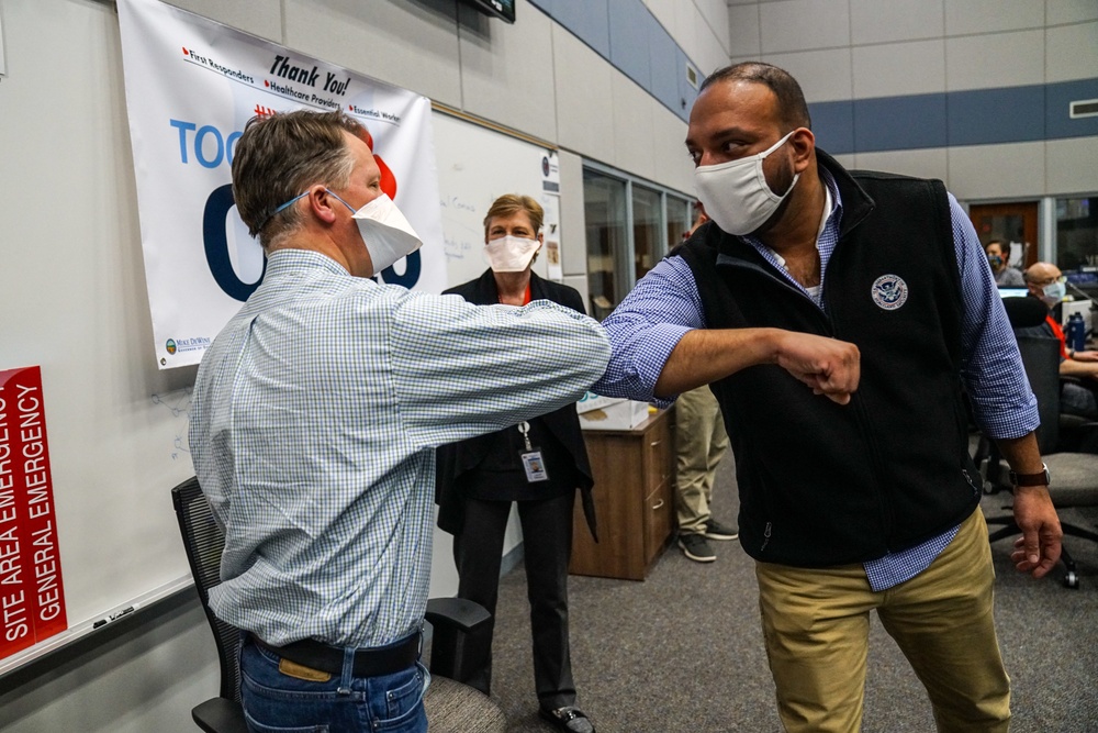 FEMA Visits Ohio’s Emergency Operations Center during COVID-19