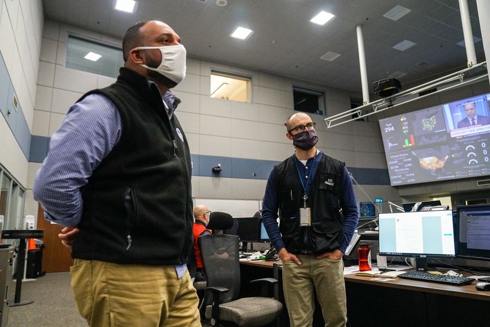 FEMA Visits Ohio’s Emergency Operations Center during COVID-19