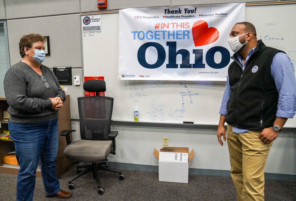 FEMA Visits Ohio’s Emergency Operations Center during COVID-19