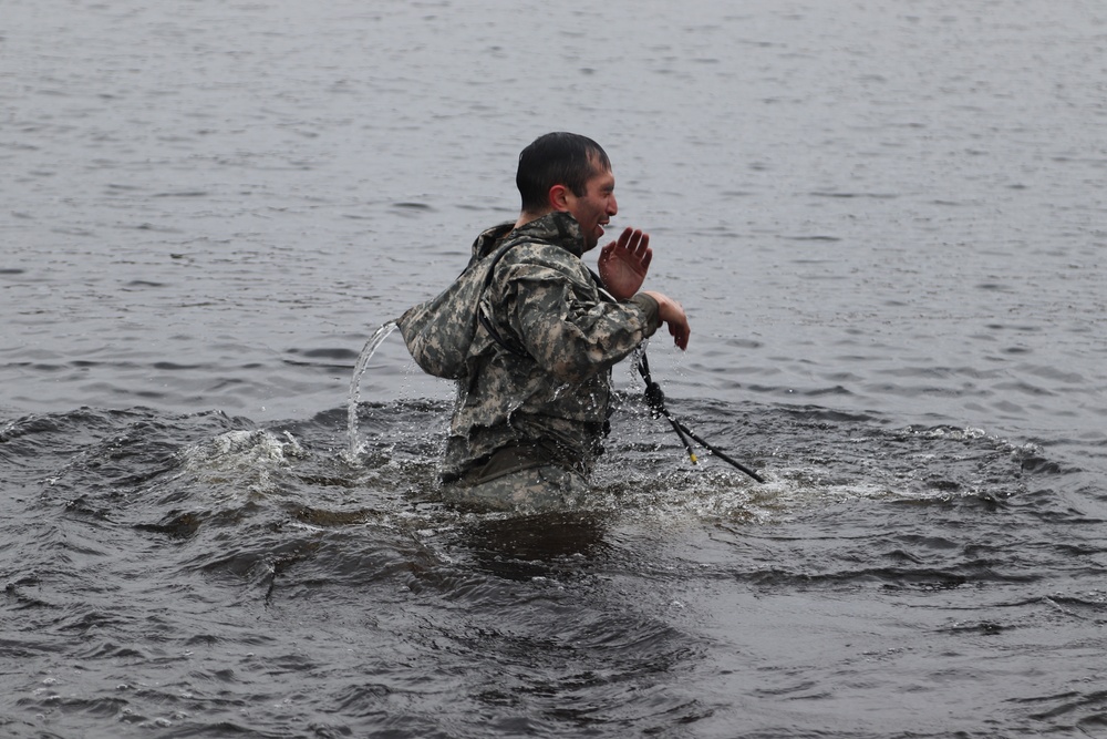 CWOC Class 20-05 students complete cold-water immersion training at Fort McCoy