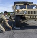 Soldiers and Airmen hold joint inspection for vehicle airlift op