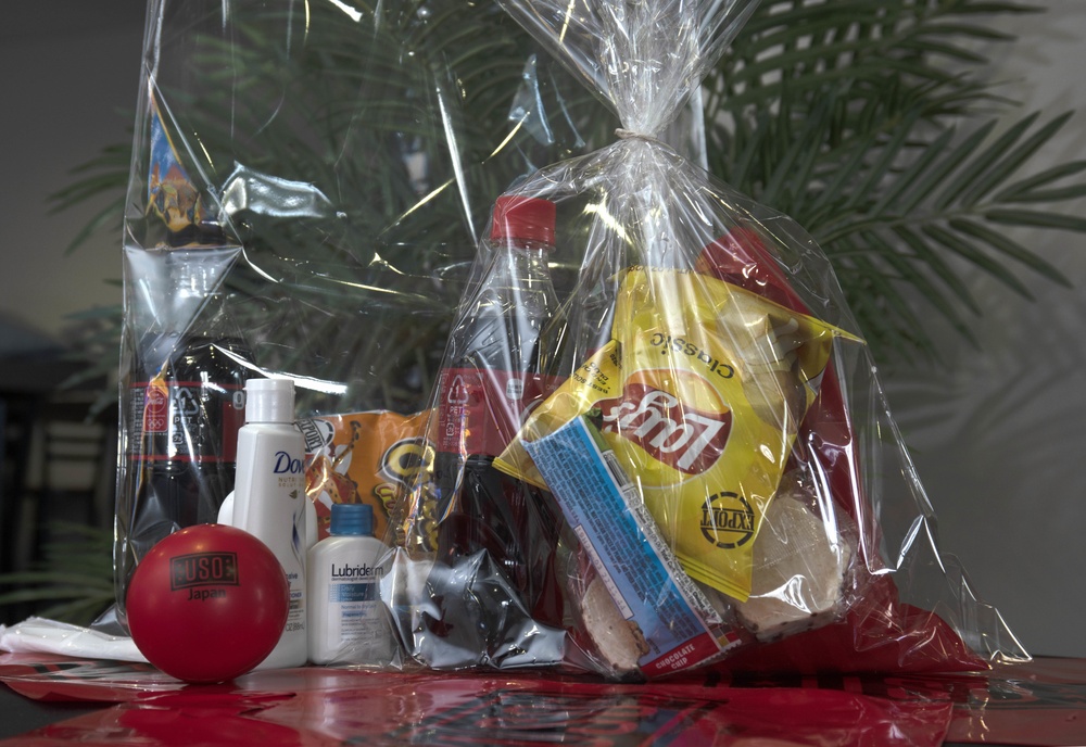 CFAY Delivers Goodie Bags to ROM Sailors