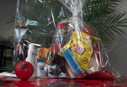 CFAY Delivers Goodie Bags to ROM Sailors