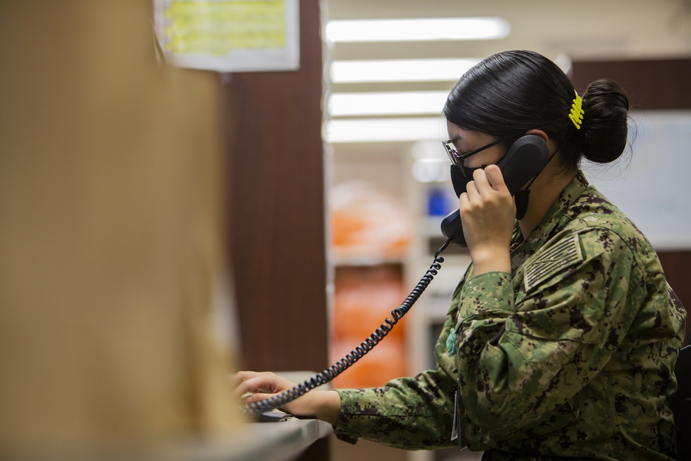 On the front lines fighting against COVID-19: The pharmacy corpsman