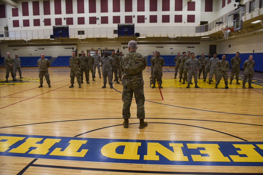 7th AF commander learns about Wolf Pack COVID-19 prevention