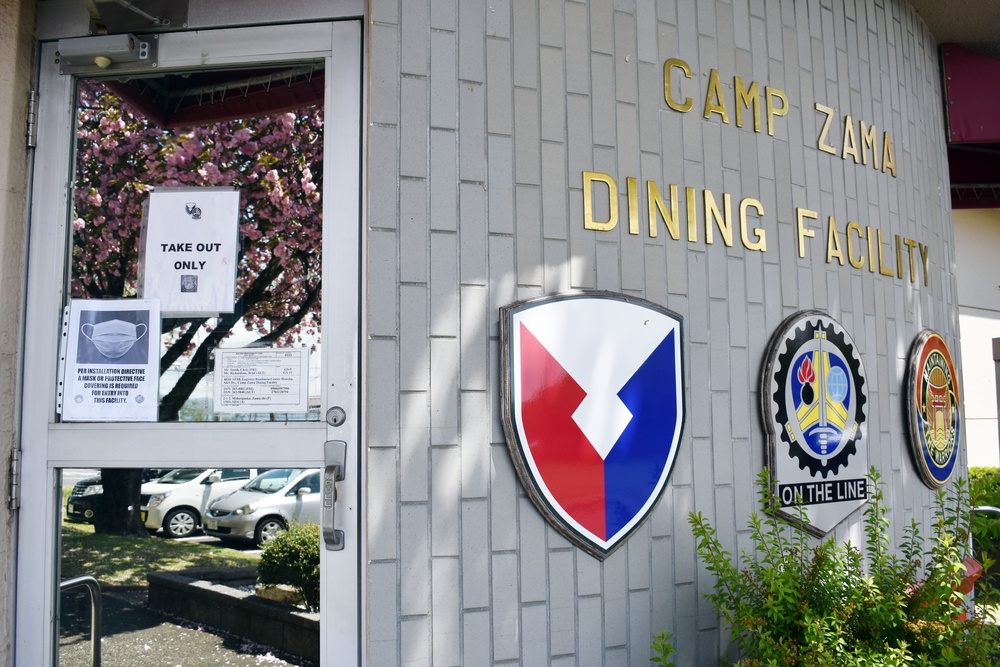 Camp Zama Dining Facility shifts to takeout-only with ease