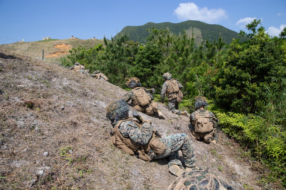 U.S. Marines conduct live-fire rocket training