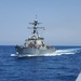 USNS Supply maintains course and speed as USS Porter comes alongside