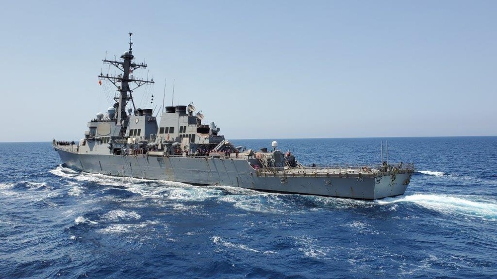 USS Porter operates in Mediterranean Sea