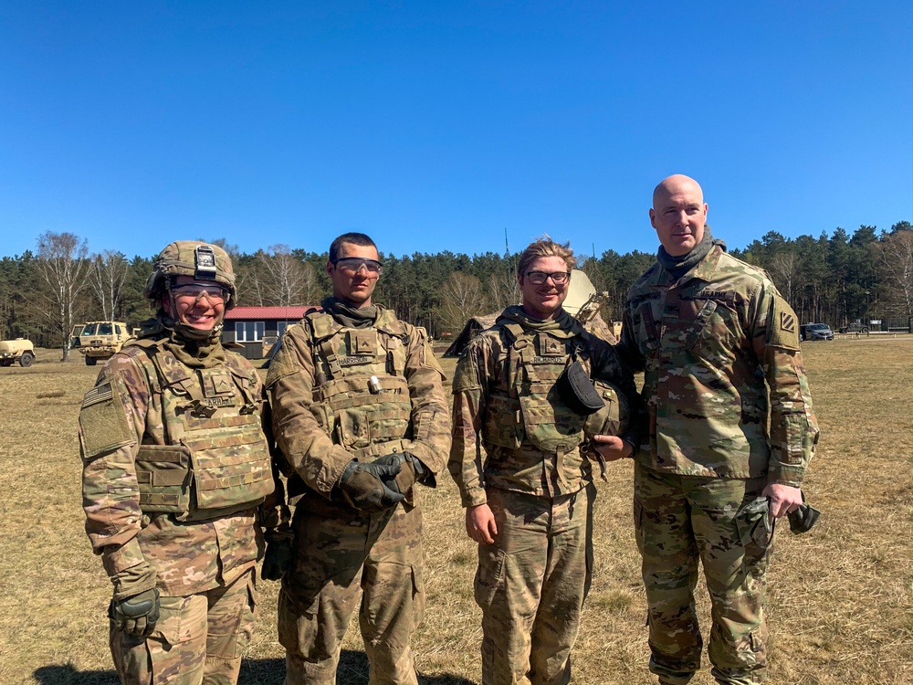 Col. Patrick O’Neal fires an M1 Abrams Tank