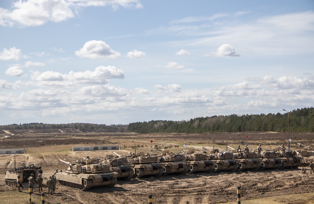 2-69AR Panthers conduct Gunnery in Poland