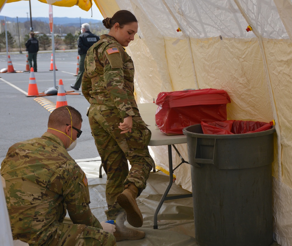 PA Guard prioritizing safety at Wilkes-Barre COVID-19 test site