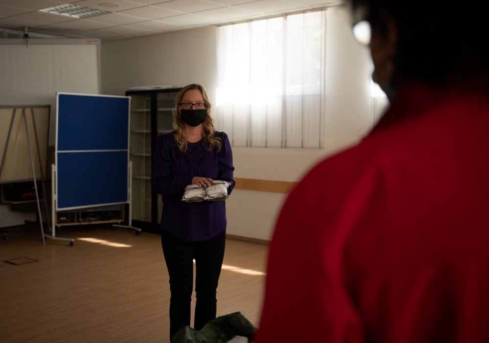 Saber Nation, DRK donate masks to community members