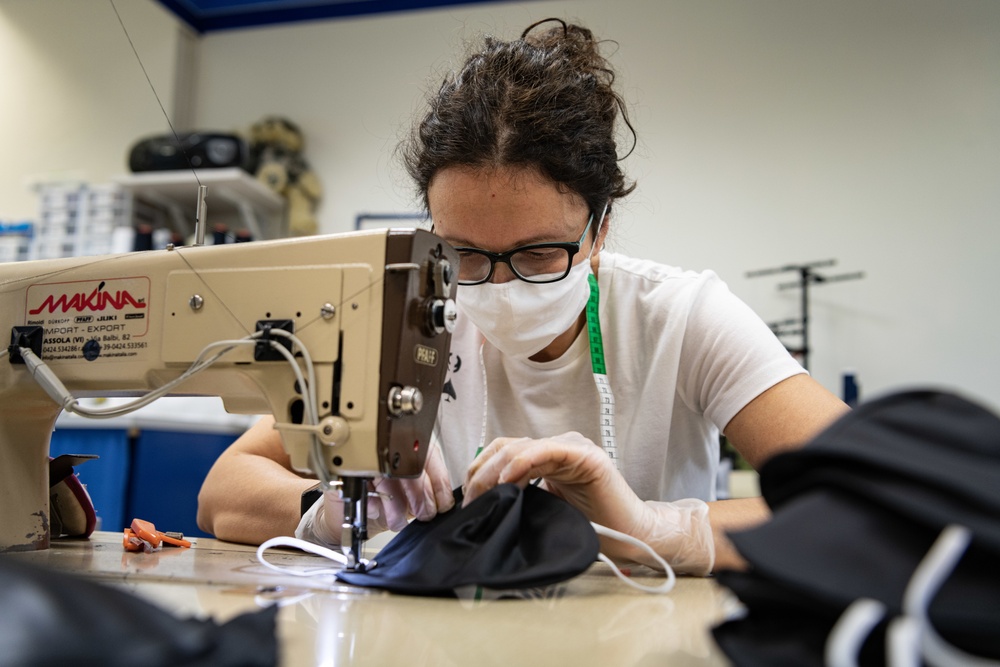 (Photo) Stripes Makes Masks in Response to COVID-19 (Photo) Stripes Makes Masks in Response to COVID-19