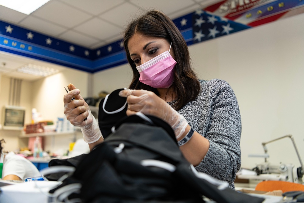 (Photo) Stripes Makes Masks in Response to COVID-19 (Photo) Stripes Makes Masks in Response to COVID-19