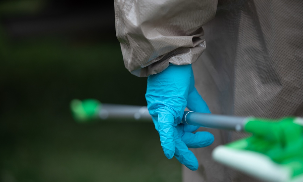 Task Force 31 disinfects care facility