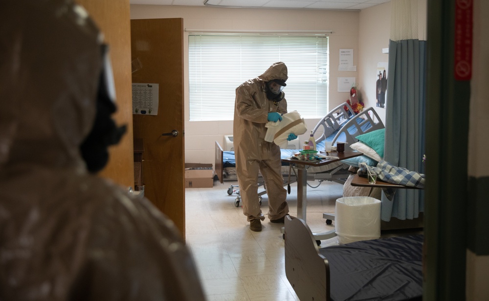 Task Force 31 disinfects care facility