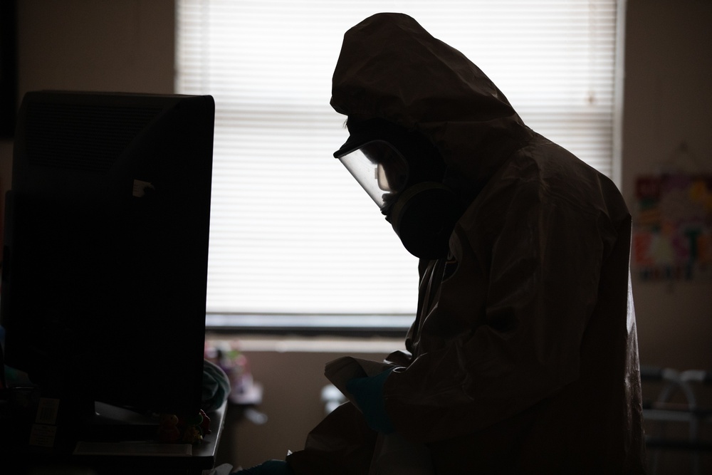 Task Force 31 disinfects care facility