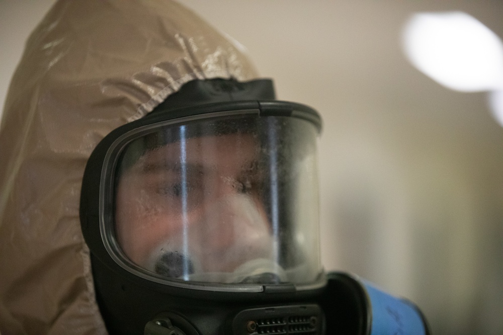 Task Force 31 disinfects care facility