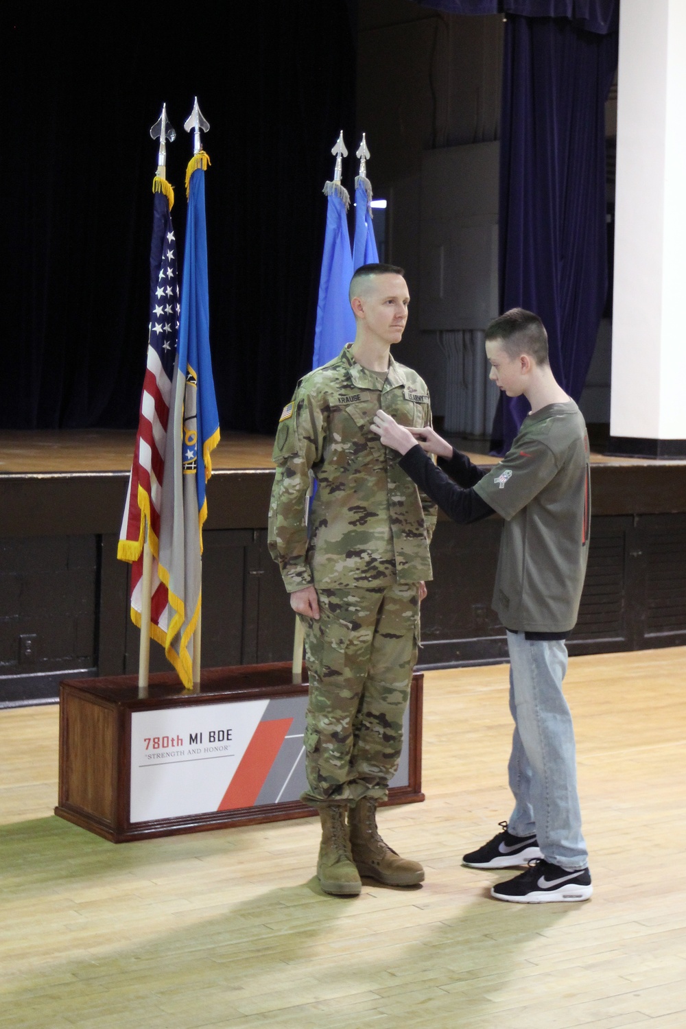 CSM Krause Lateral Transfer Ceremony