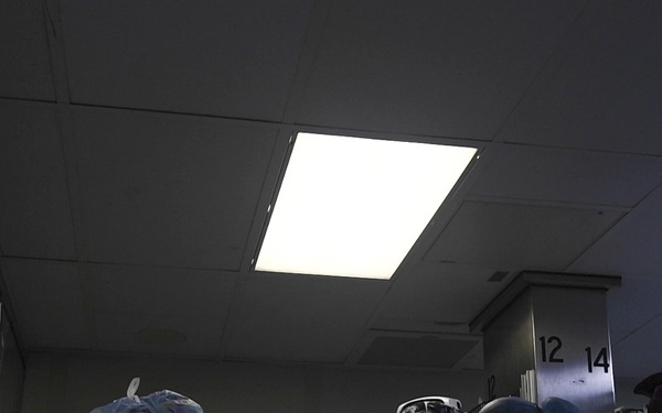 U.S. Navy Doctors, Nurses and Corpsmen Treat Patients in the ICU Aboard USNS Comfort