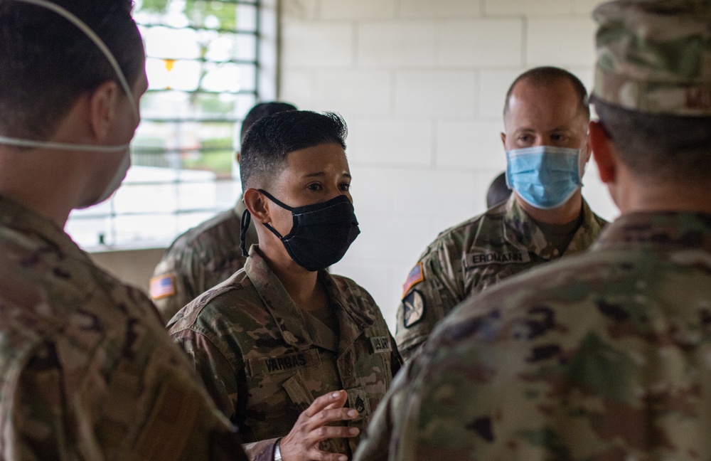 Army to Air Guard Transition Orange County Convention Center Community Based Testing Site