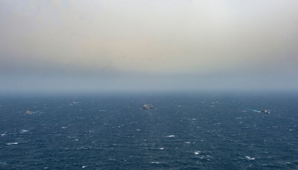 USS Harry S. Truman (CVN 75) transits the Mediterranean Sea