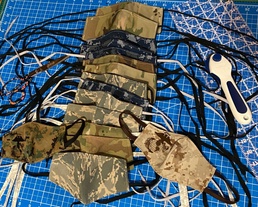 NPS Student Spouse Makes Hundreds of Cloth Masks for Community