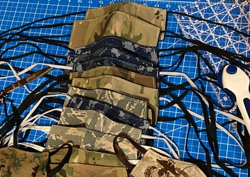 NPS Student Spouse Makes Hundreds of Cloth Masks for Community
