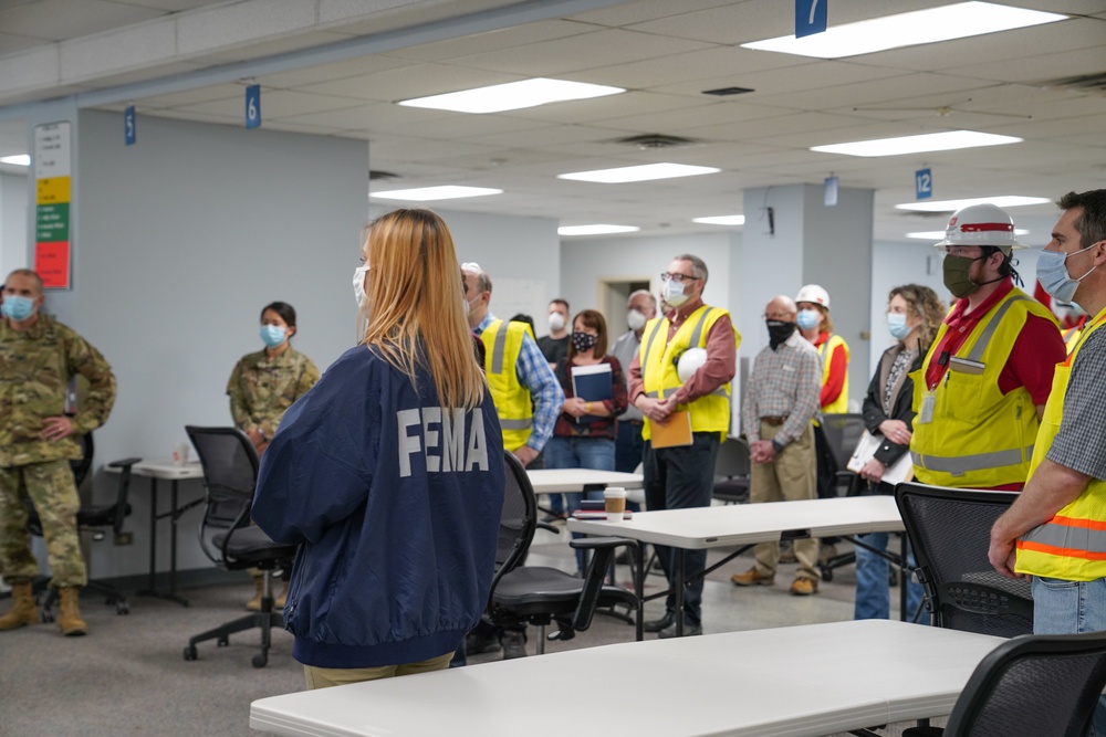 FEMA Visits Alternate Care Site for COVID-19 in Chicago