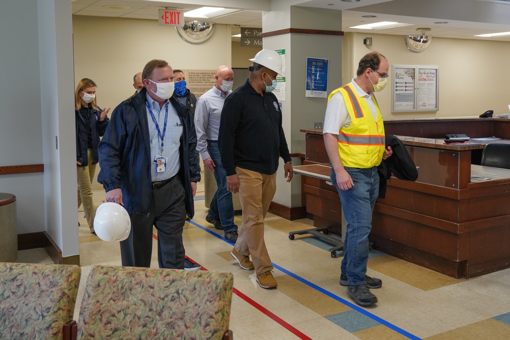 FEMA Visits Alternate Care Site for COVID-19 in Chicago