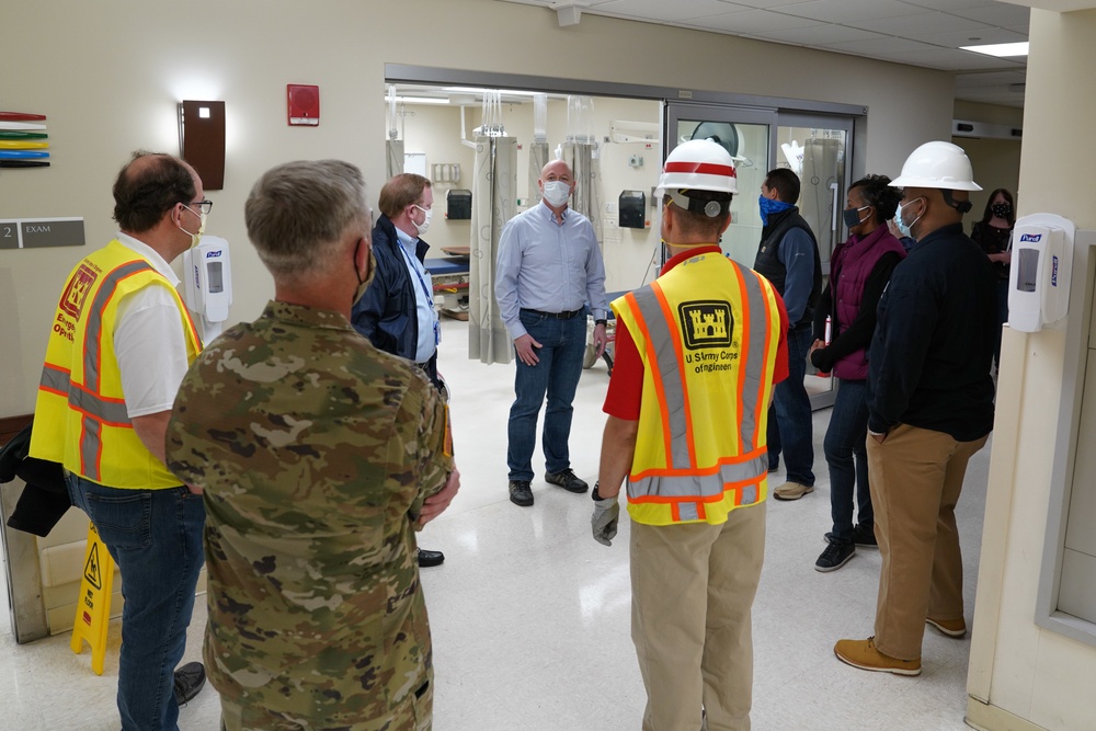 FEMA Visits Alternate Care Site for COVID-19 in Chicago