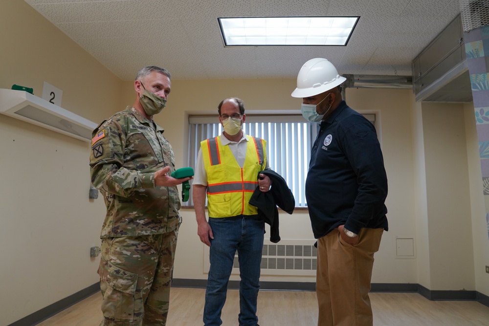 FEMA Visits Alternate Care Site for COVID-19 in Chicago