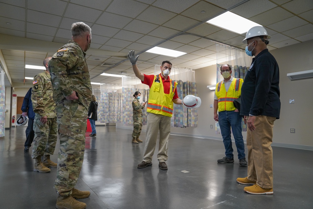 FEMA Visits Alternate Care Site for COVID-19 in Chicago