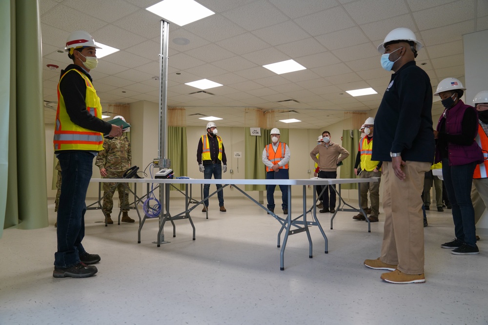 FEMA Visits Alternate Care Site for COVID-19 in Chicago