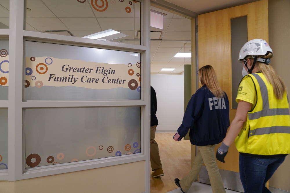 FEMA Visits Alternate Care Site for COVID-19 in Chicago
