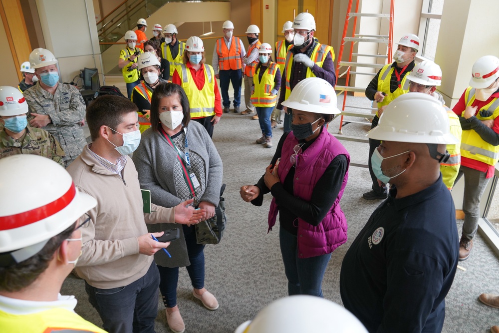 FEMA Visits Alternate Care Site for COVID-19 in Chicago