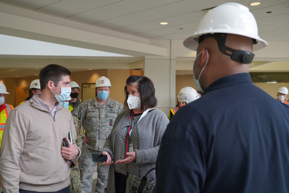 FEMA Visits Alternate Care Site for COVID-19 in Chicago