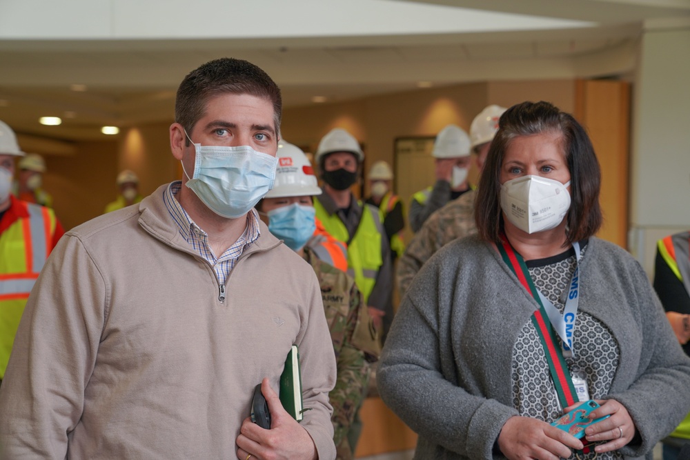 FEMA Visits Alternate Care Site for COVID-19 in Chicago