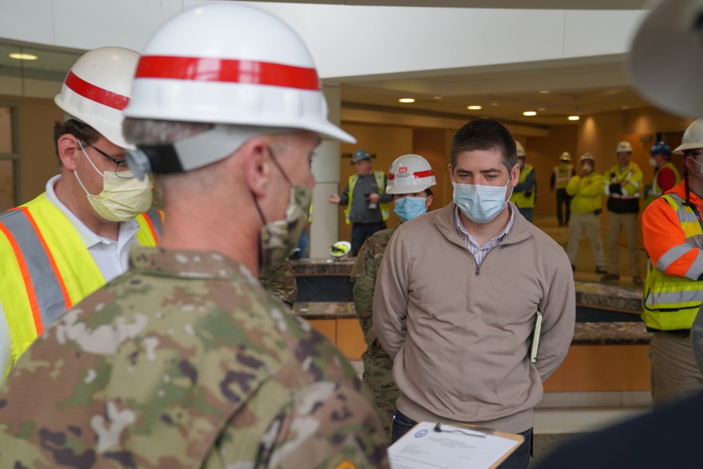 FEMA Visits Alternate Care Site for COVID-19 in Chicago