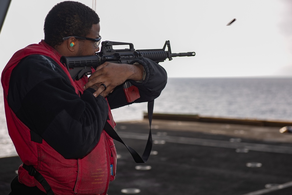 USS Harry S. Truman (CVN 75) transits the Mediterranean Sea