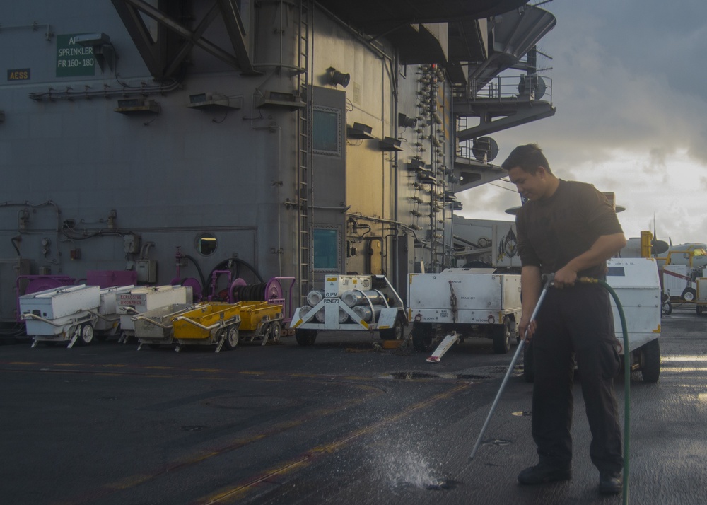 USS Harry S. Truman (CVN 75) transits the Mediterranean Sea