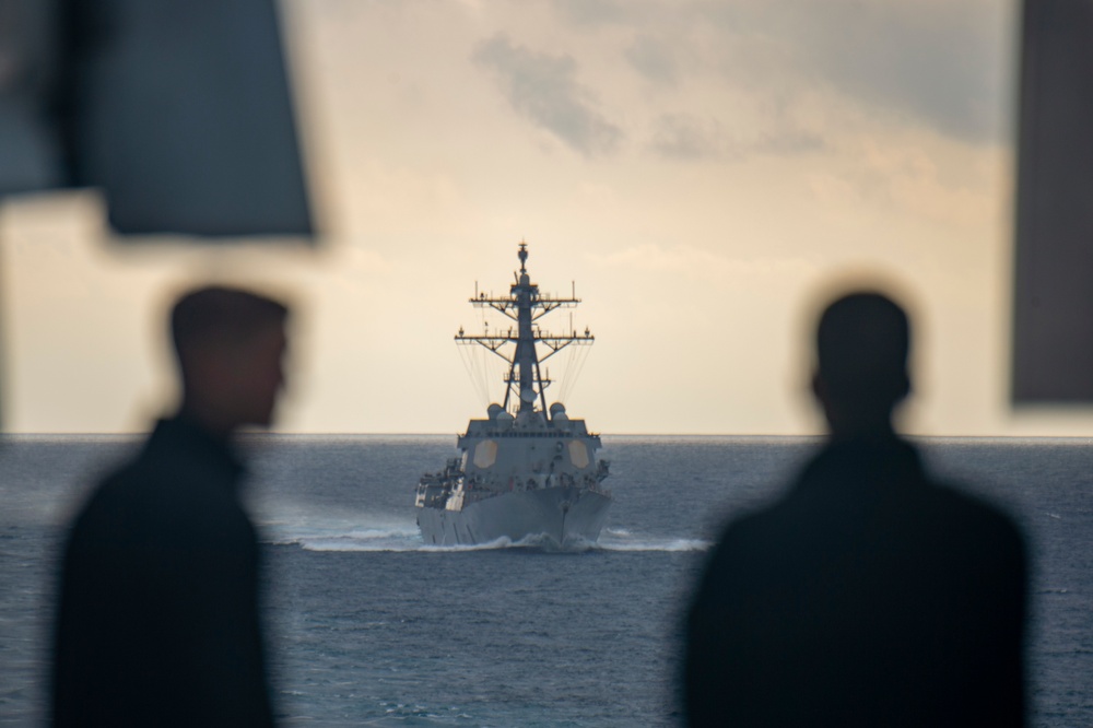 USS Harry S. Truman (CVN 75) transits the Mediterranean Sea