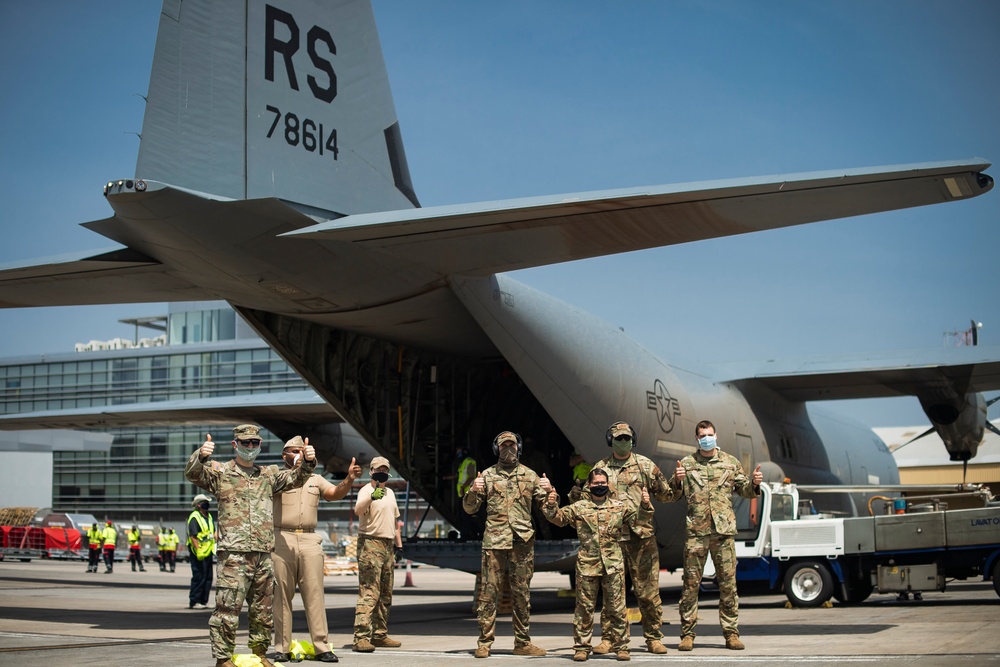 37th Airlift Squadron delivers Navy medical supplies to Ghana