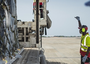 37th Airlift Squadron delivers Navy medical supplies to Ghana