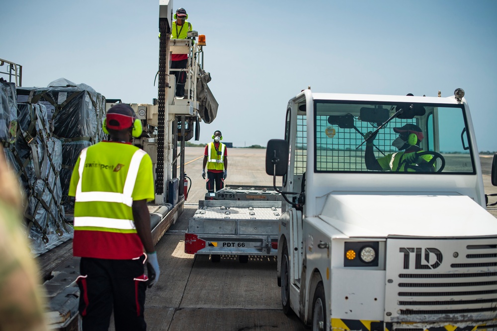 37th Airlift Squadron delivers Navy medical supplies to Ghana