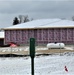 Construction on new family housing units at Fort McCoy