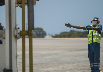 37th Airlift Squadron delivers Navy medical supplies to Ghana