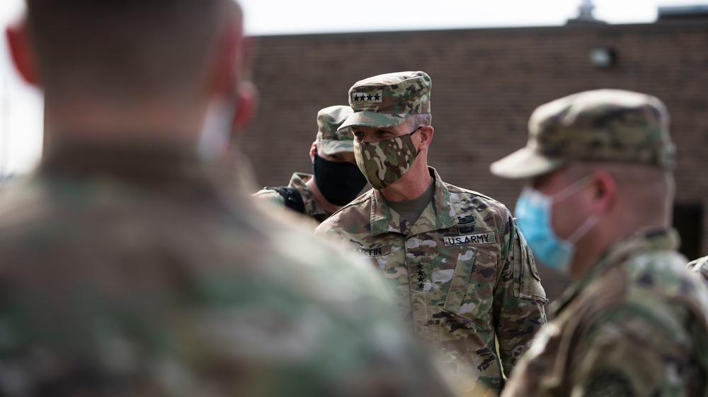 Secretary of the Army tours Taylor Armory with Michigan state, federal leadership
