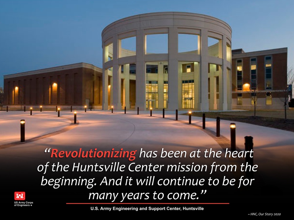 Our Story 2020 ~ U.S. Army Corps of Engineers, Engineering and Support Center, Huntsville ~ Delivering Innovation!